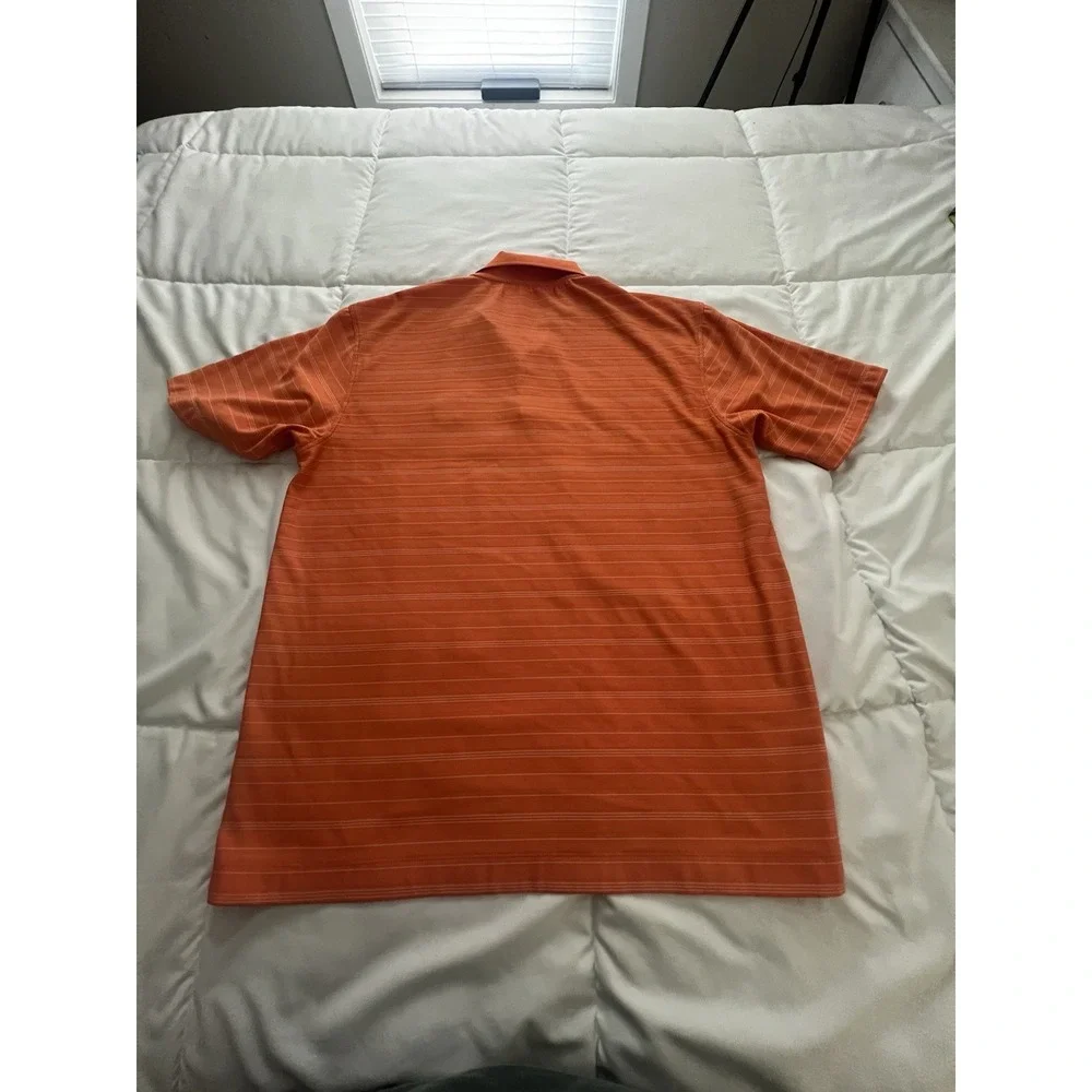 Nike Golf Fit Dry Polo Shirt South Carolina Palmetto Crescent Orange Striped M